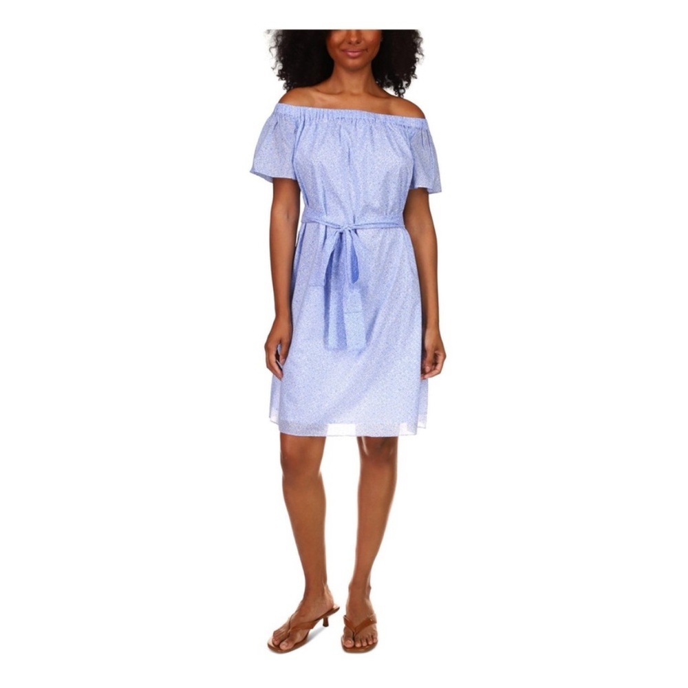 NWOT Michael Kors | Blue Off-Shoulder Dress